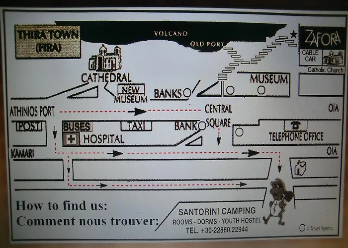 Campingplads Santorini Camping/rooms Fira (Santorini)